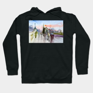 The English Bridge, Shrewsbury, Shropshire Hoodie